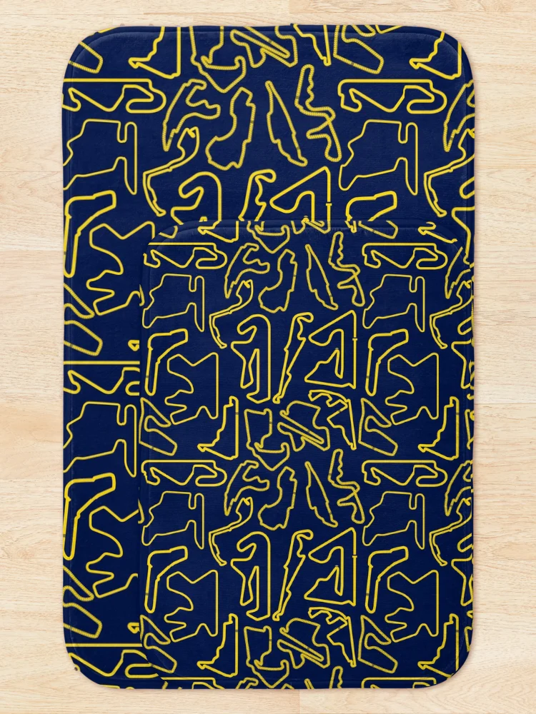 Thumbnail 5 of 6, Bath Mat, Formula One Tracks - RBR designed and sold by ClanRaeDesign.