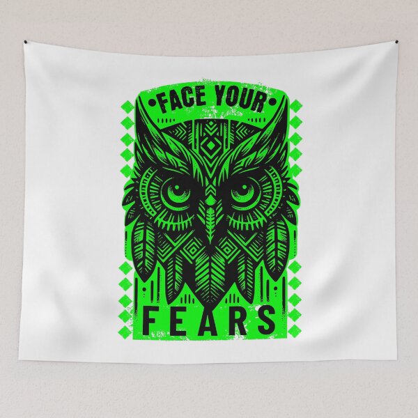Item preview, Face Your Fears designed and sold by Encompassing Threads.