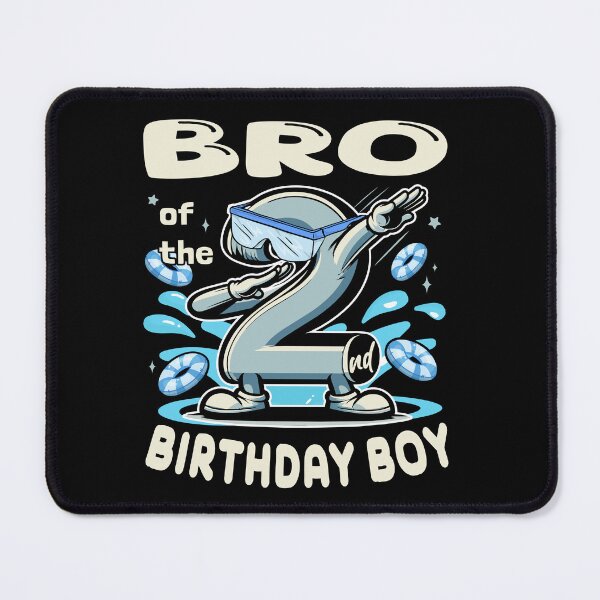 Item preview, Bro Of The 2nd Bithday Boy Toddler Swim Lessons B-day Party designed and sold by Jungle Hub.