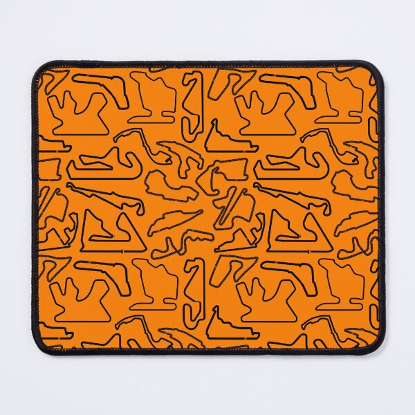 Item preview, Formula One Tracks - Papaya designed and sold by ClanRaeDesign.