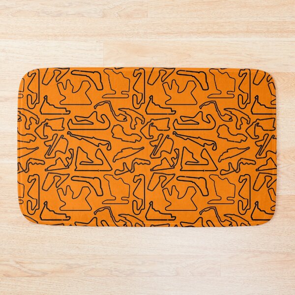 Item preview, Formula One Tracks - Papaya designed and sold by ClanRaeDesign.