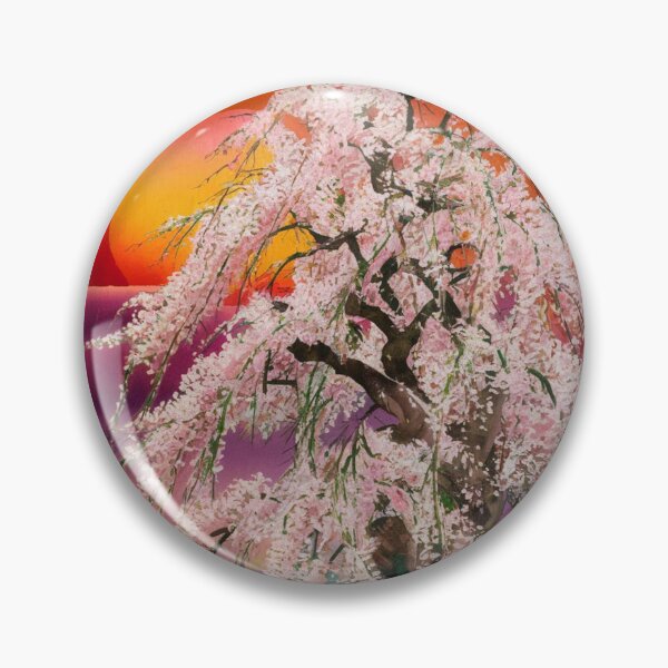 Item preview, Flowering tree in Japanese style designed and sold by WildernessTints.