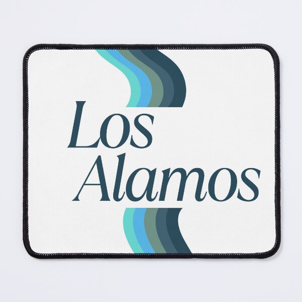 Item preview, Los Alamos Multi-colored Blue Lines Square designed and sold by SidewinderSupp.