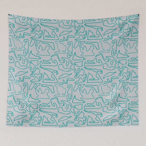 Item preview, Formula One Tracks - Silver Arrows designed and sold by ClanRaeDesign.
