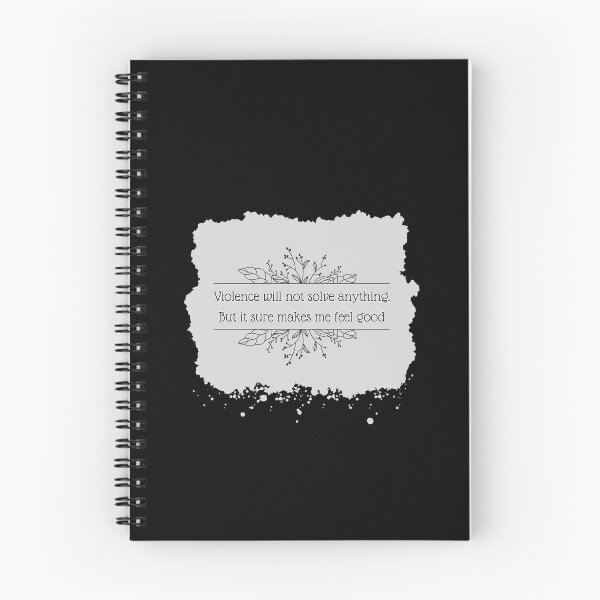 Item preview, Violence will not solve anything. But it sure makes me feel good. designed and sold by UnCoverDesign.