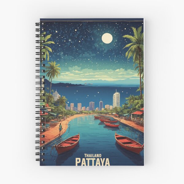 Item preview, Pattaya Thailand Vintage Tourism  designed and sold by TravelersGems.