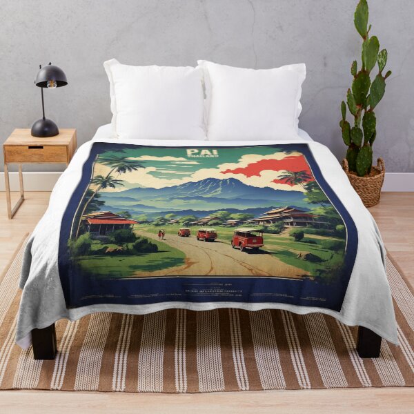 Item preview, Pai Thailand Vintage Tourism designed and sold by TravelersGems.