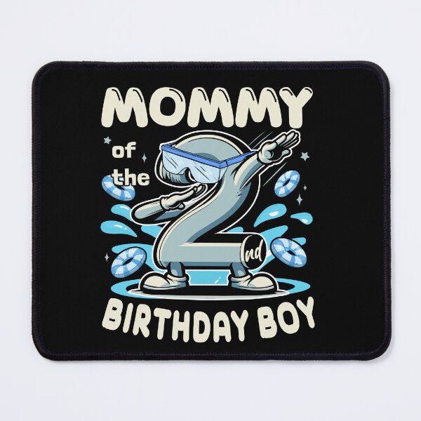 Item preview, Mommy Of 2nd Bithday Boy Toddler Swim Lessons B-day Party designed and sold by Jungle Hub.