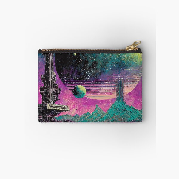 Item preview, SCI FI Illustration Alien City 2 designed and sold by Synthwave Poem.