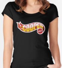 R57 Cooper Flames Women's Fitted Scoop T-Shirt