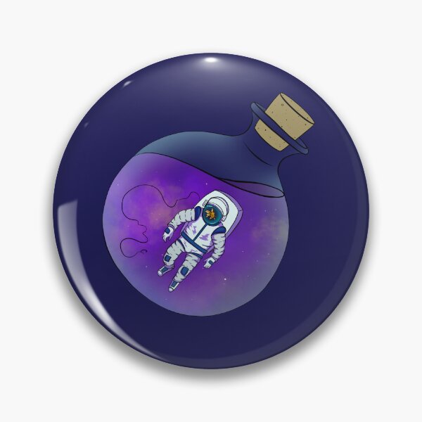Item preview, Astronaut In a Jar Illustration designed and sold by itsgoodjunk.