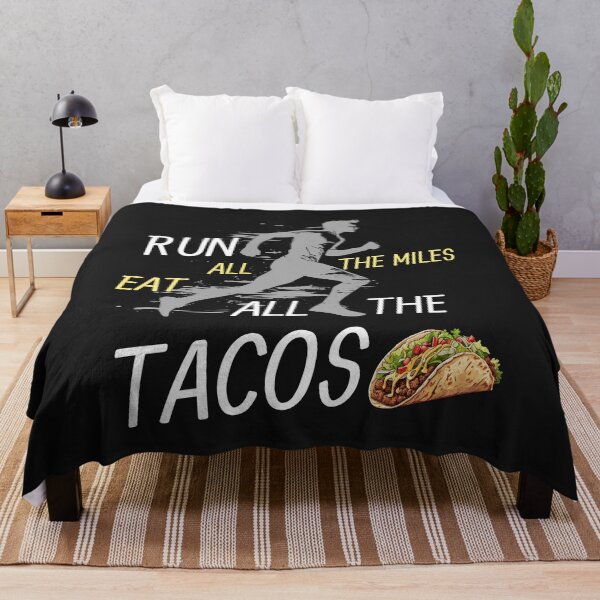 Item preview, Copy of Run All The Miles Eat All The Tacos designed and sold by TeeVibesshop.