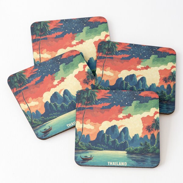 Item preview, Phang Nga Bay Thailand Vintage Tourism  designed and sold by TravelersGems.