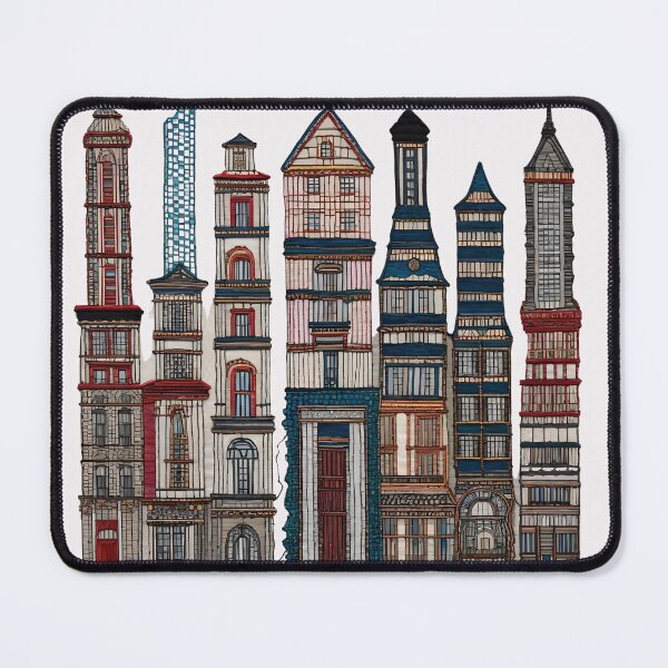 Item preview, Architecture embroidered digital art designed and sold by giuliza4.