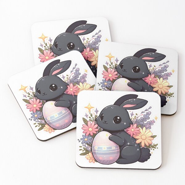 Item preview, Easter black Rabbit  designed and sold by dreamywitch.