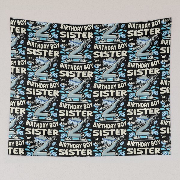 Item preview, Sister Of 2nd Bithday Boy Toddler Swim Lessons B-day Party designed and sold by Jungle Hub.