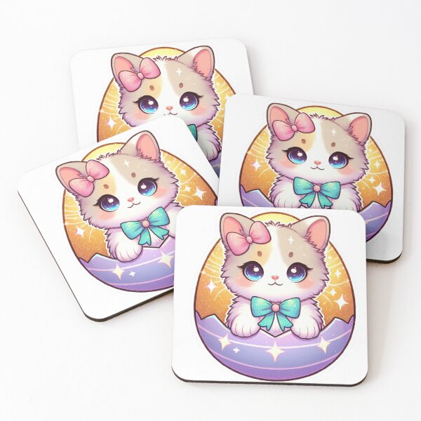 Item preview, Easter Cute Kitty  designed and sold by dreamywitch.