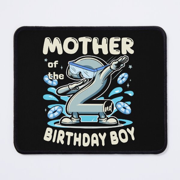 Item preview, Mother Of 2nd Bithday Boy Toddler Swim Lessons B-day Party designed and sold by Jungle Hub.