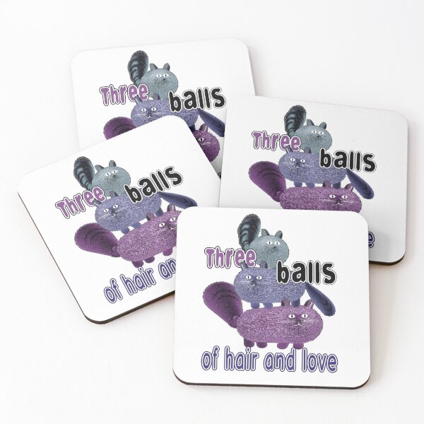 Item preview, Three balls of hair and love designed and sold by Idea y Design.