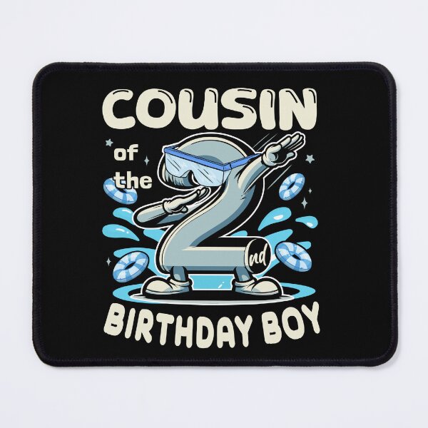 Item preview, Cousin Of 2nd Bithday Boy Toddler Swim Lessons B-day Party designed and sold by Jungle Hub.