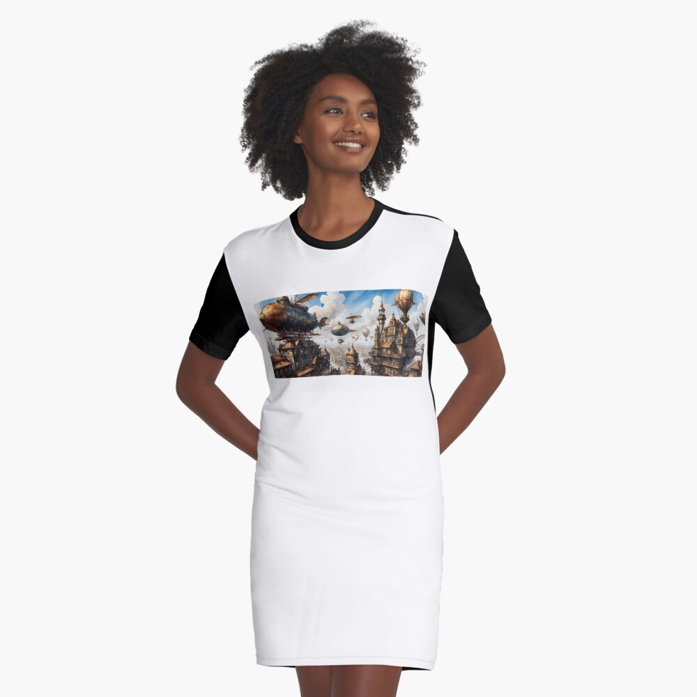 Item preview, Graphic T-Shirt Dress designed and sold by McMuggles.