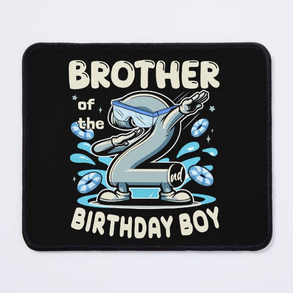 Item preview, Brother Of 2nd Bithday Boy Toddler Swim Lessons B-day Party designed and sold by Jungle Hub.
