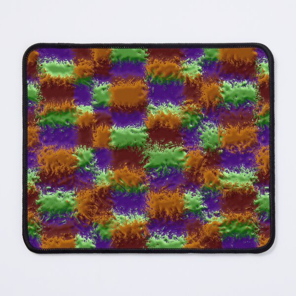 Item preview, 3D Four Color Uneven Splatter Checkerboard designed and sold by TheRulerofEarth.