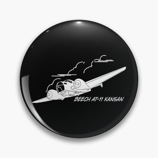 Item preview, Beech AT-11 Kansan American WW2 Trainer Plane Flying Clouds designed and sold by MilitaryMart.