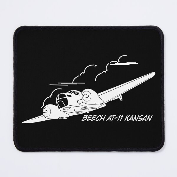Item preview, Beech AT-11 Kansan American WW2 Trainer Plane Flying Clouds designed and sold by MilitaryMart.