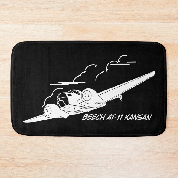 Item preview, Beech AT-11 Kansan American WW2 Trainer Plane Flying Clouds designed and sold by MilitaryMart.