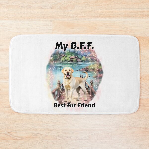 Item preview, Dog - B.F.F. Golden Labrador Retriever designed and sold by Karen Wood.