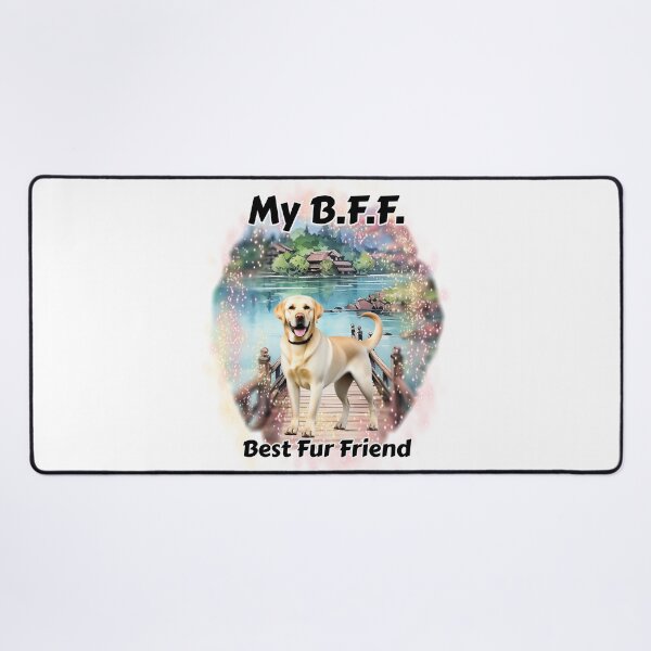 Item preview, Dog - B.F.F. Golden Labrador Retriever designed and sold by Karen Wood.