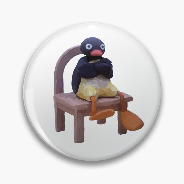 Item preview, grumpy pingu on his chair designed and sold by maryflo.