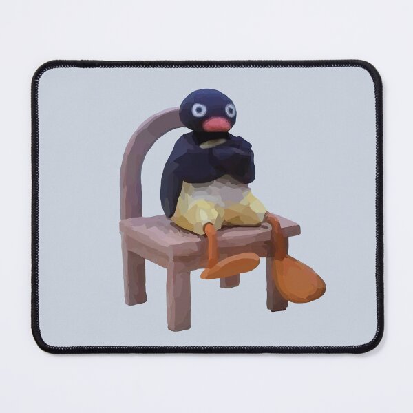 Item preview, grumpy pingu on his chair designed and sold by maryflo.