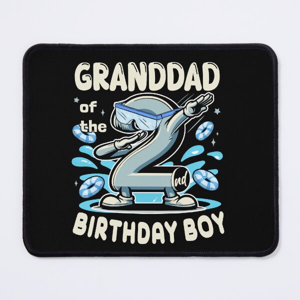 Item preview, Granddad Of 2nd Bithday Boy Toddler Swim Lessons B-day Party designed and sold by Jungle Hub.