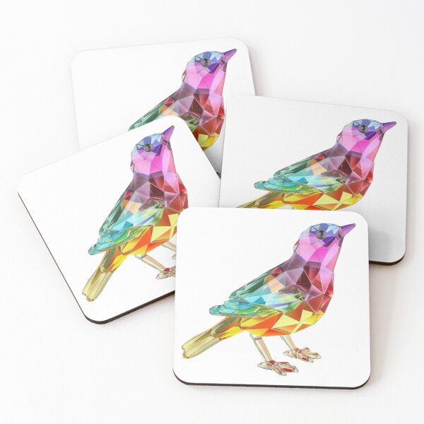 Item preview, Colourful Crystal Glass Bird Figurine designed and sold by Graphics By Craig.