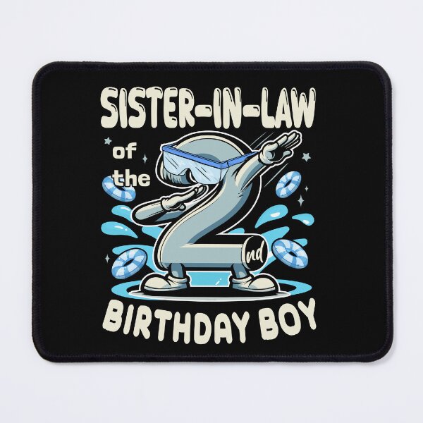 Item preview, Sister In Law Of 2nd Bithday Boy Toddler Swim Lessons B-day designed and sold by Jungle Hub.