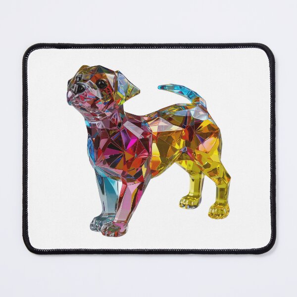 Item preview, Colourful Crystal Glass Dog Figurine designed and sold by Graphics By Craig.