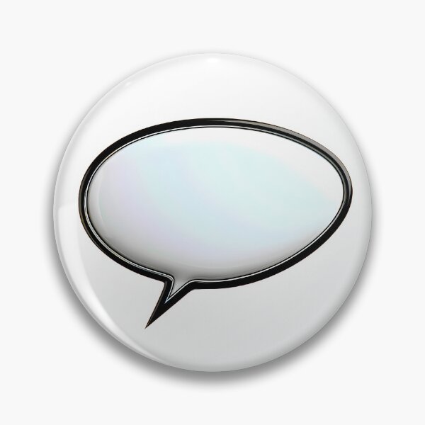 Item preview, 3D Effect Speech Bubble - Black Outline designed and sold by etherinkAI.