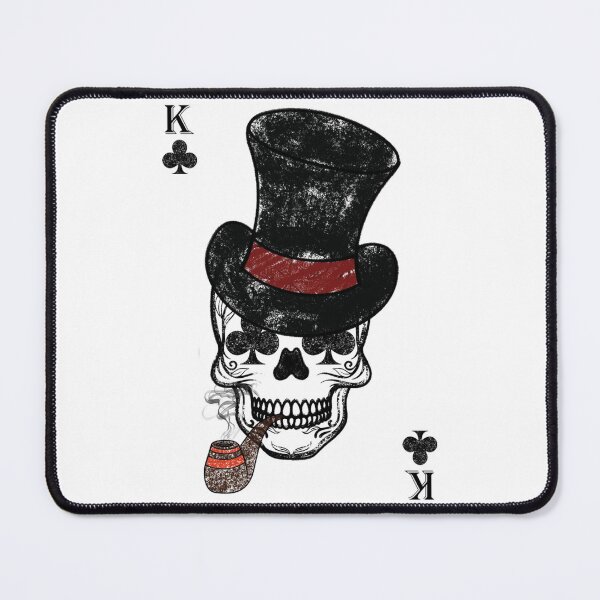 Item preview, card of clubs with a skull designed and sold by KalpeaTytto.