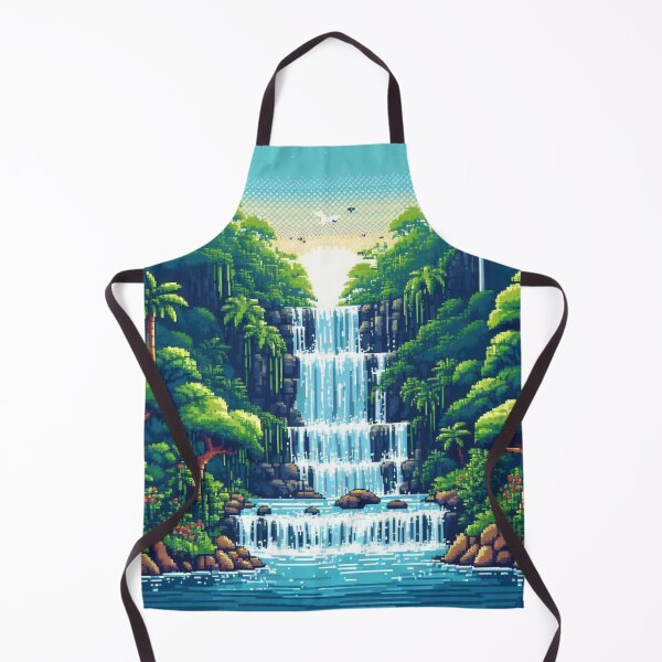 Artikelvorschau, Pixelkunst-Wasserfall entworfen und verkauft von Attila8510.