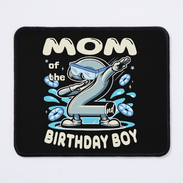 Item preview, Mom Of The 2nd Bithday Boy Toddler Swim Lessons B-day Party designed and sold by Jungle Hub.
