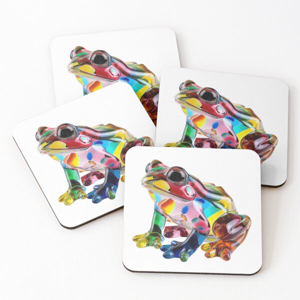 Item preview, Colourful Crystal Glass Frog Figurine designed and sold by Graphics By Craig.