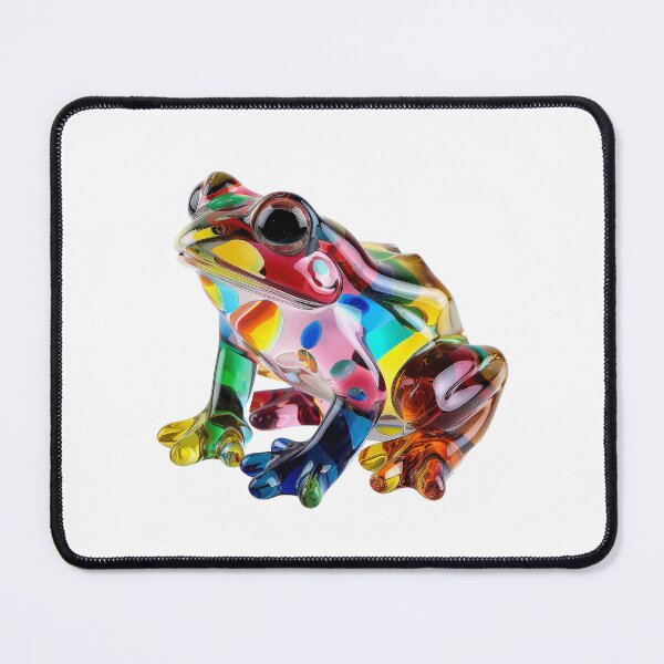 Item preview, Colourful Crystal Glass Frog Figurine designed and sold by Graphics By Craig.