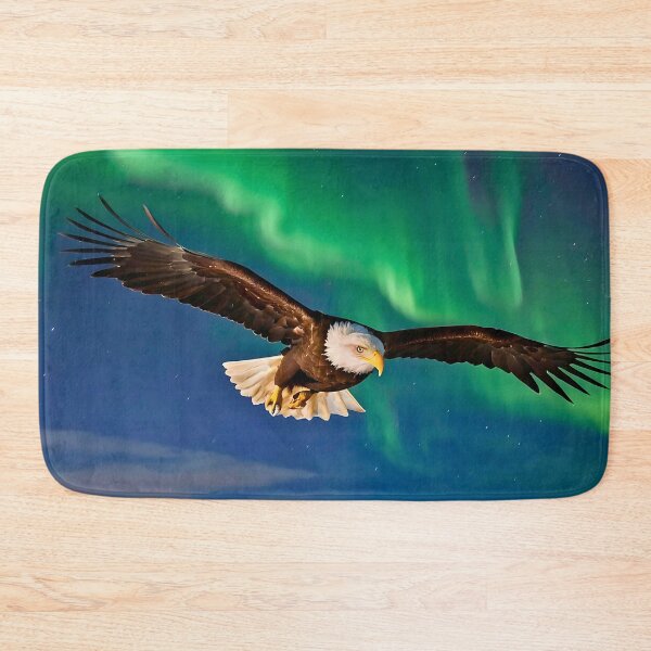 Item preview, The Alaskan Bald  Eagle and the Aurora designed and sold by Frame of Mind .