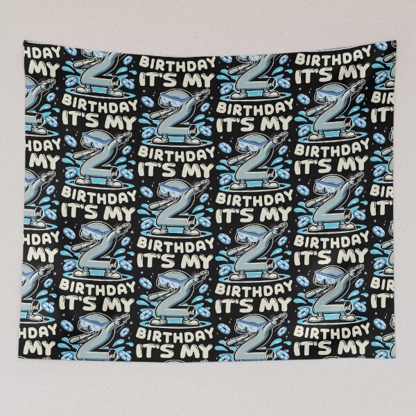 Item preview, It' My 2nd Birthday 2 Years Toddler B-day boy Swim Lessons designed and sold by Jungle Hub.