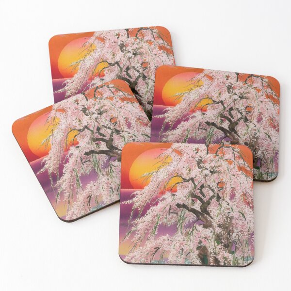Item preview, Flowering tree in Japanese style designed and sold by WildernessTints.