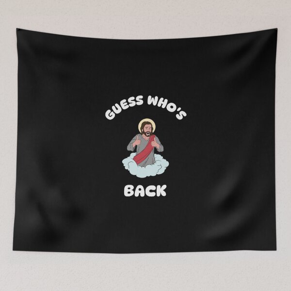 Item preview, Guess who's back, funny Easter Jesus resurrection designed and sold by wittyprinttop.