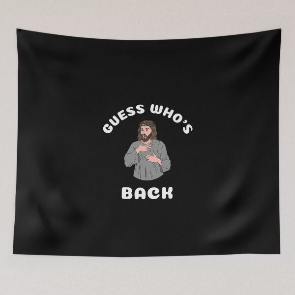 Item preview, Guess who's back, funny Easter Jesus resurrection designed and sold by wittyprinttop.