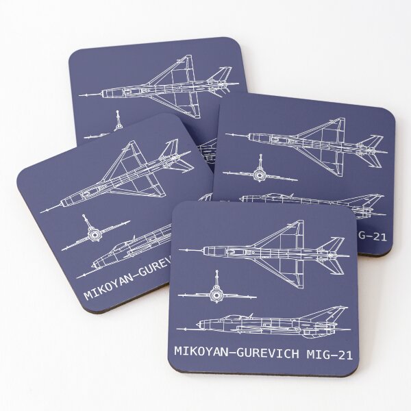 Item preview, MiG-21 Russian Jet Fighter Plane Blueprint Schematic designed and sold by MilitaryMart.